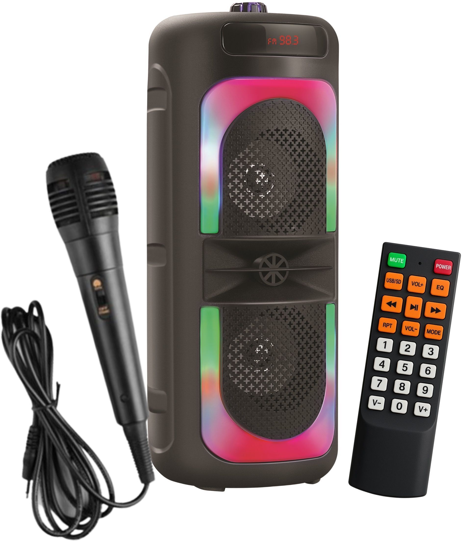 SOUTHTECH ST-13MR Premium Partymate TWS UPTO 10 hours play time with Mic and Remote , 40 W Bluetooth Party Speaker