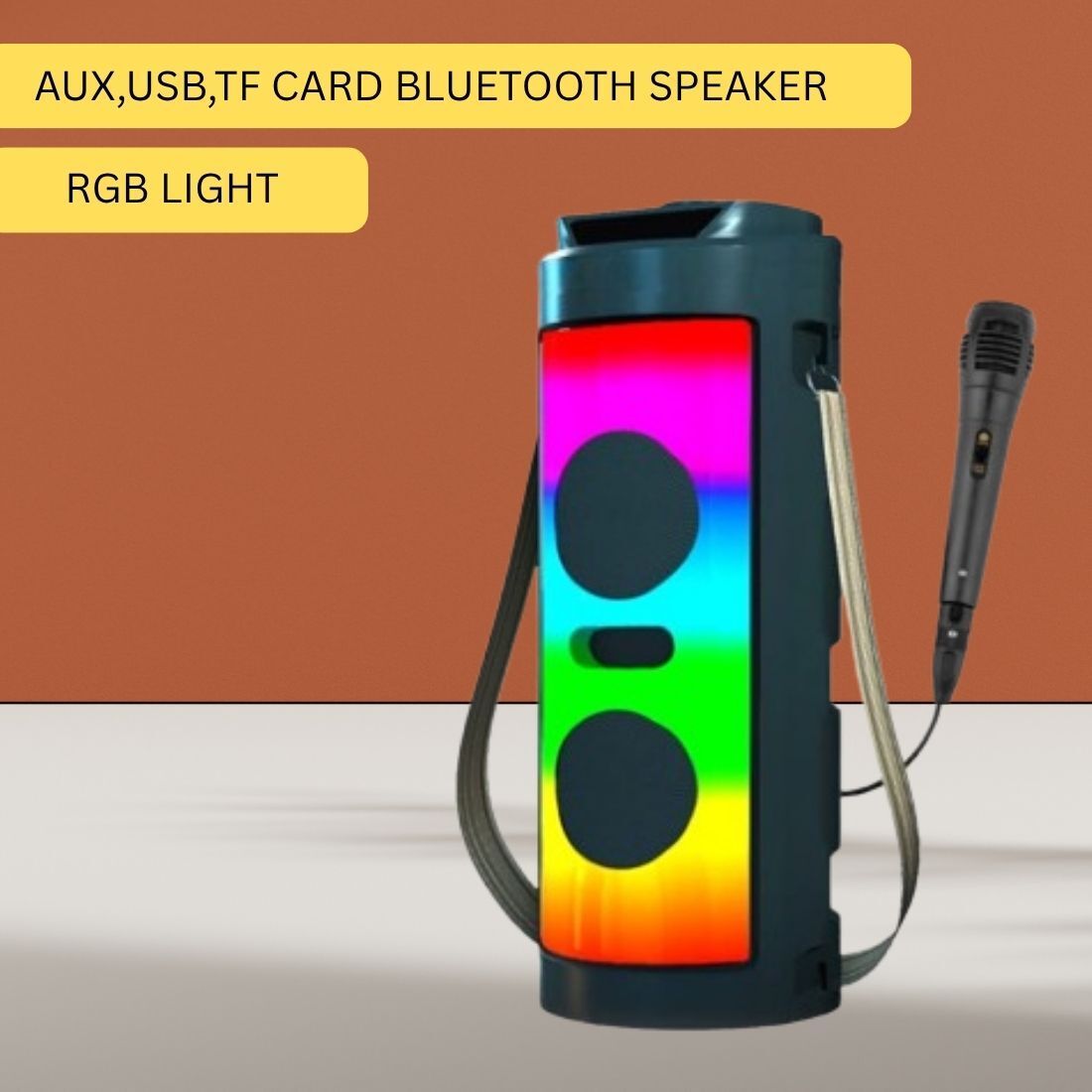 APENTERPRISES Game (PORTABLE BLUETOOTH PARTY SPEAKER) With Mic & High Quality Bass SoundC168 40 W Bluetooth Party Speaker-image-41
