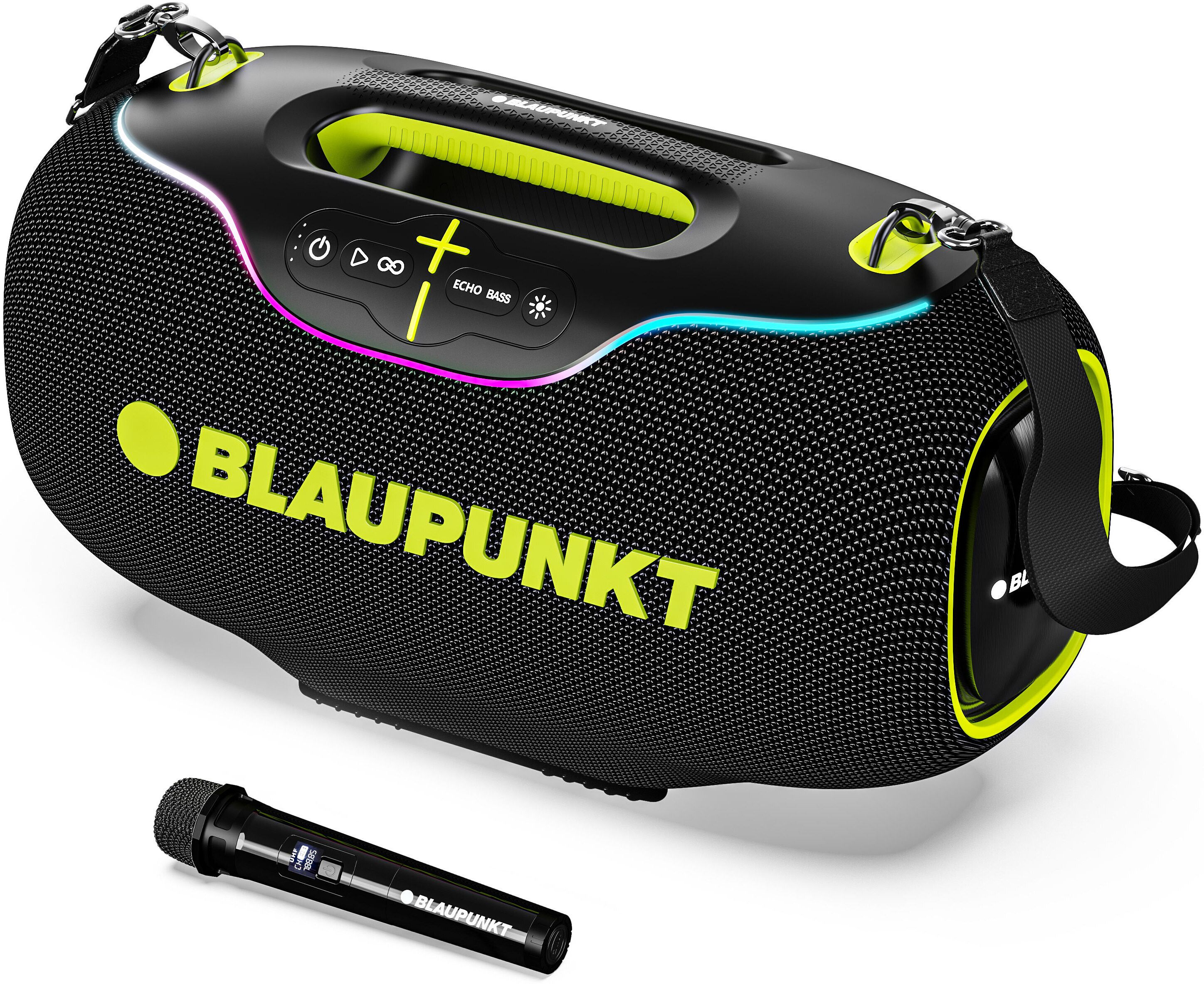 Blaupunkt Atomik Knightz 45K | Advanced DSP Tech I 27,000mAh I Neon Lights I Wireless Mic 450 W Bluetooth Party Speaker-image-19