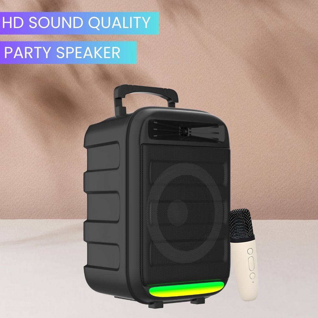 SACRO Monster (BLUETOOTH TROLLEY SPEAKER) High Bass Sound Quality With Karaoke MicI255 35 W Bluetooth Party Speaker