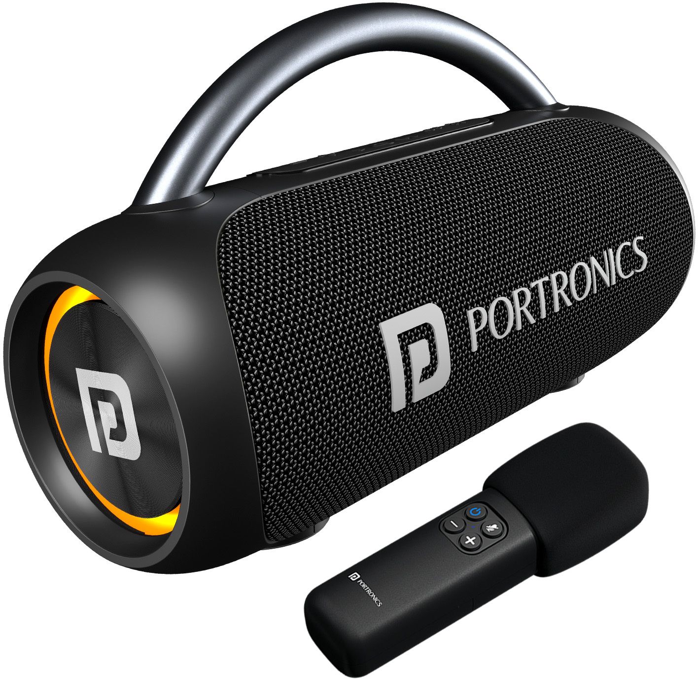 Portronics Radiant 2 30W Bluetooth Speaker With Wireless Karaoke Mic,6 Hr Playtime,HD Sound 30 W Bluetooth Party Speaker-image-2