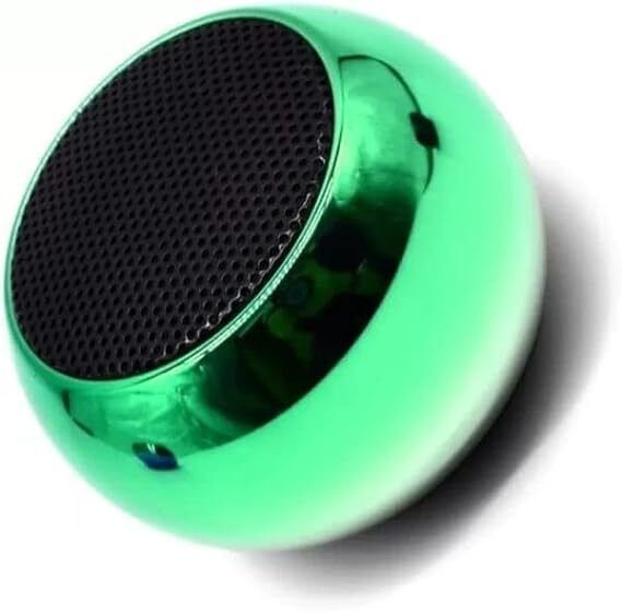 laxmi gold Mini Speaker With Metal Body High Sound Quality- Green 5 W Bluetooth Soundbar-image-26
