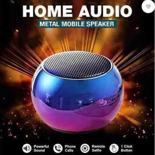 RGV M4 Mini Boost Speaker Dynamic Metal Sound with High Bass 5 W with Google, Alexa & Siri Assistant Smart Speaker-image-18