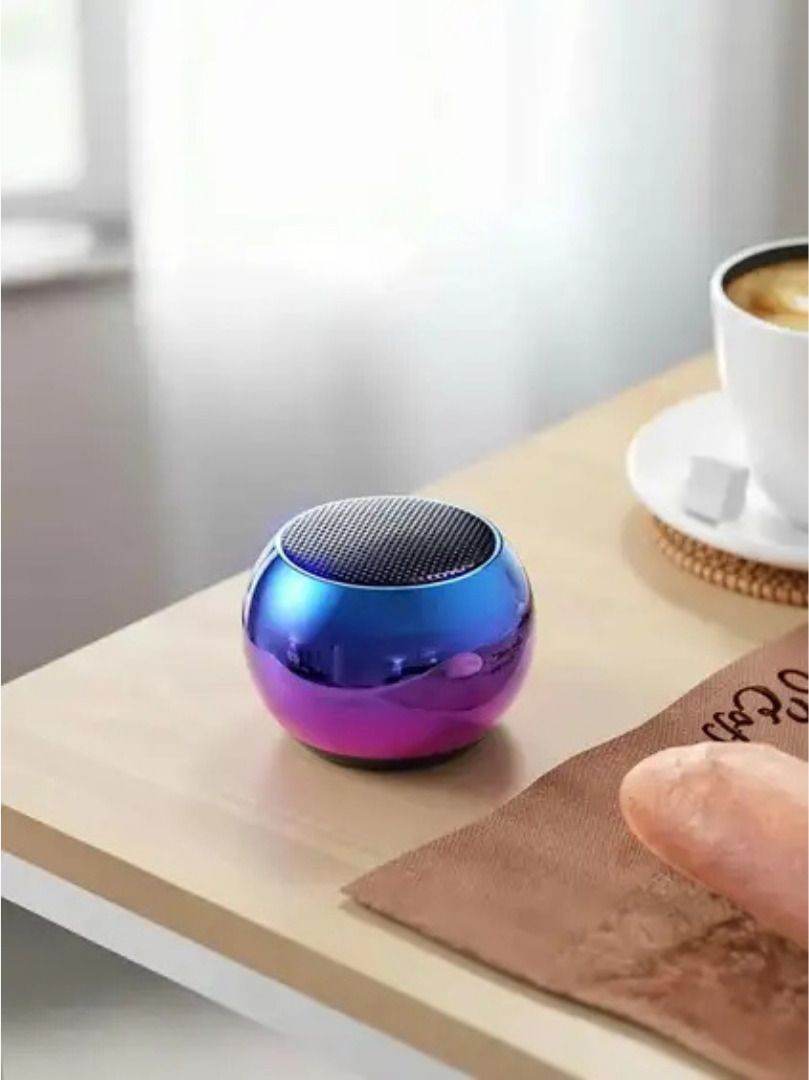 iCallMart Portable bluetooth Mini Speaker Dynamic Metal Sound With High Bass with Google, Alexa & Siri Assistant Smart Speaker-image-46