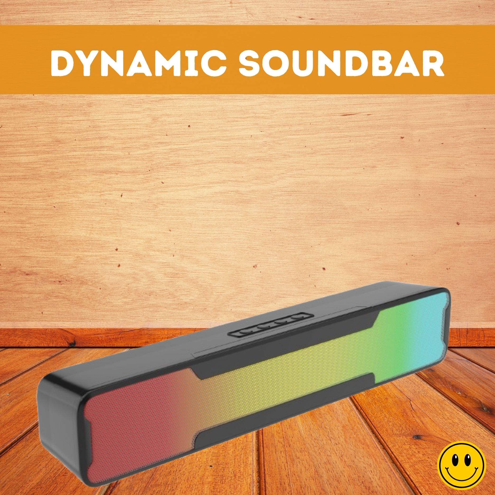 FRONY Megabar (PORTABLE HOME TV SOUNDBAR) Dynamic Thunder Sound With RGB LightB59 20 W Bluetooth Soundbar