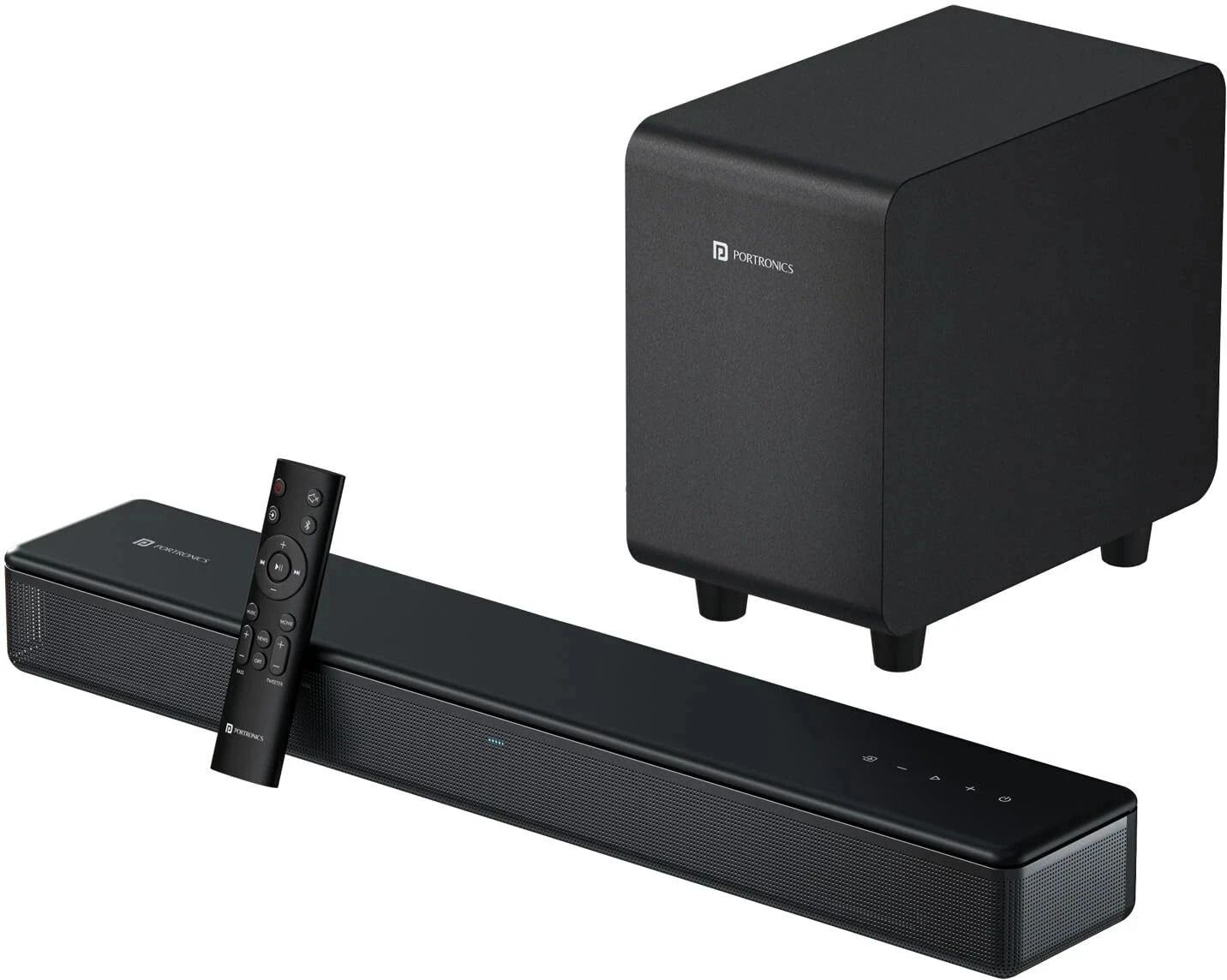 Portronics Sound Slick X 250W Bluetooth Soundbar With Wired Subwoofer Deep Bass,2.1 Channel 250 W Bluetooth Soundbar-picture-33