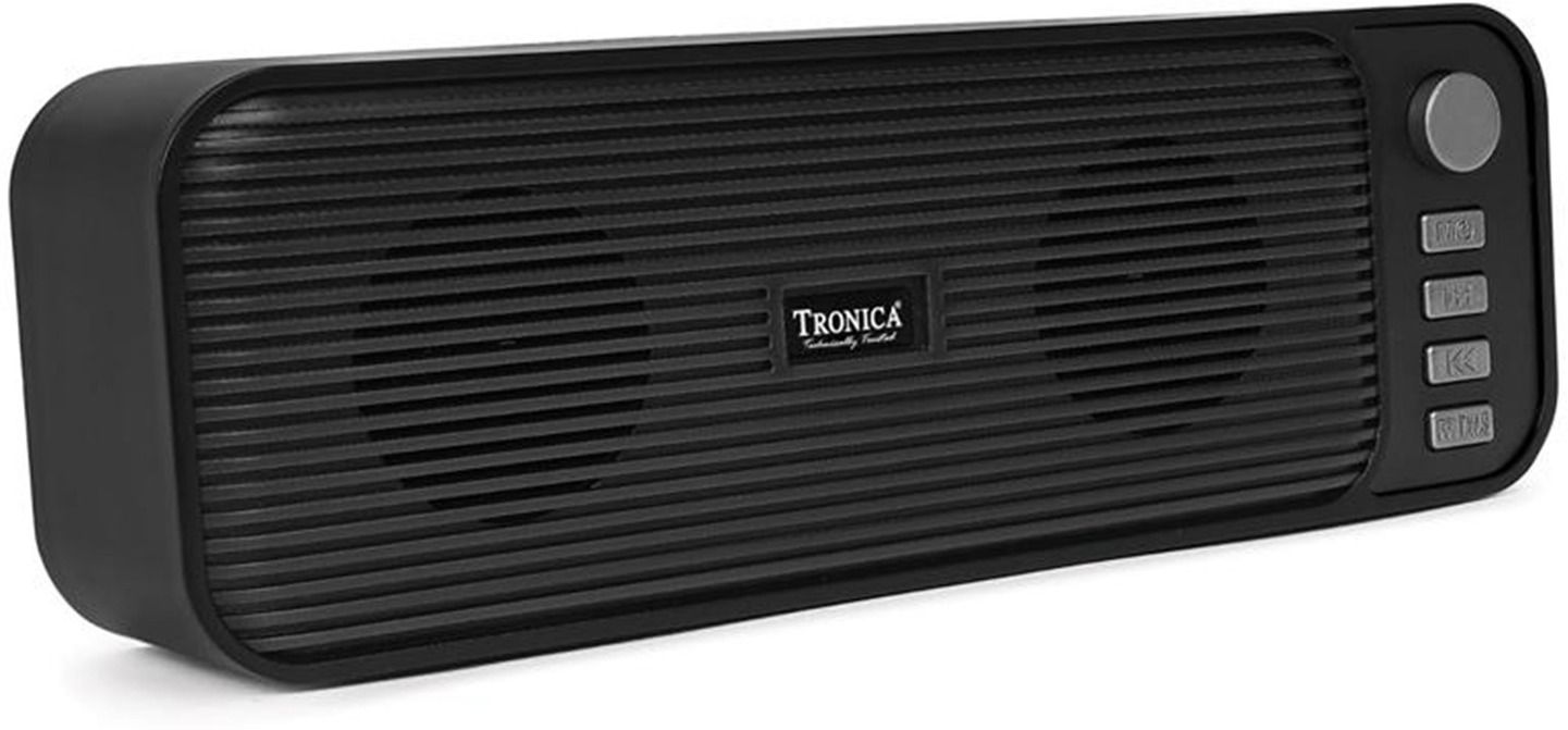 TRONICA Shahenshah Bluetooth v5.3, Dual 54mm, 2000mAh, AUX/FM/USB/TWS, Rotary Control 20 W Bluetooth Soundbar-image-47