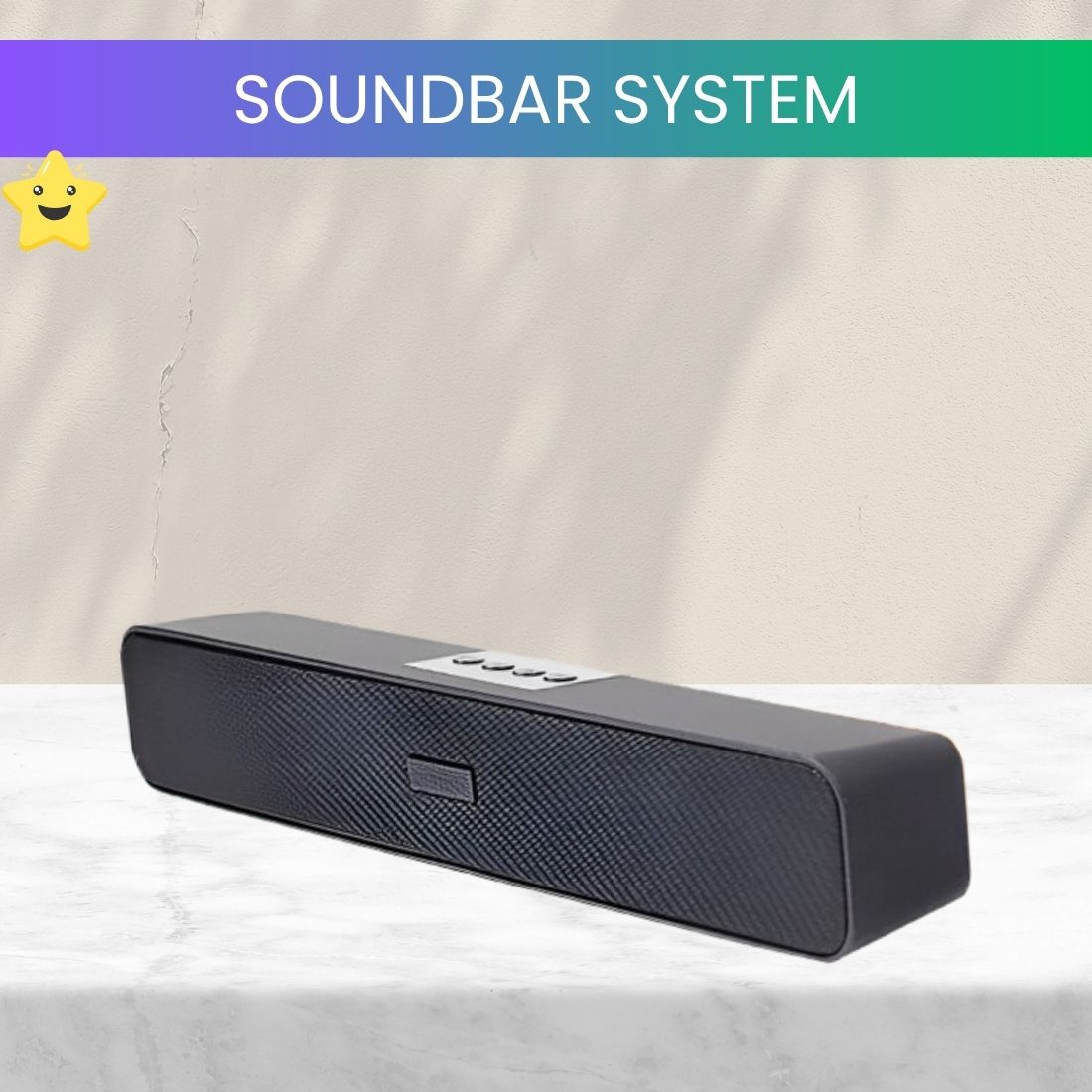 SACRO E91 (PORTABLE HOME THEATER SOUNDBAR) Crydtal Sound Support SD Card/Aux/USBQ316 20 W Bluetooth Soundbar-image-7