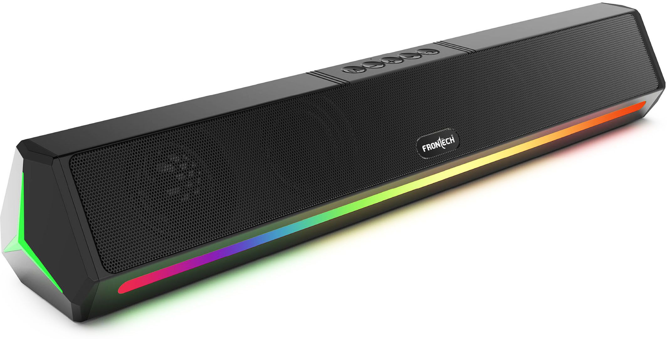 Frontech ECHOLITE-270 Mini Soundbar | BT v5.3 | RGB Lighting | TWS | 2000mAh Battery 30 W Bluetooth Soundbar-image-22