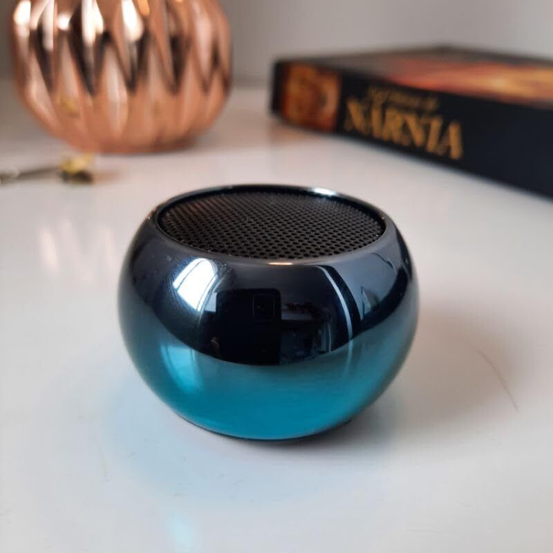 laxmi gold Wireless Smart Bluetooth Mini Boost Metallic Blue Speaker 5 W Bluetooth Soundbar-image-16