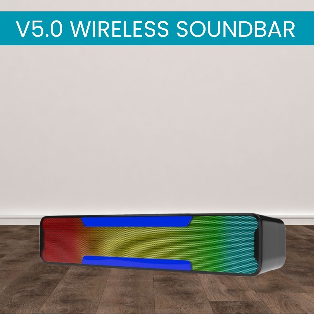 FRONY Megabar (PORTABLE HOME TV SOUNDBAR) Dynamic Thunder Sound With RGB LightQH8 20 W Bluetooth Soundbar