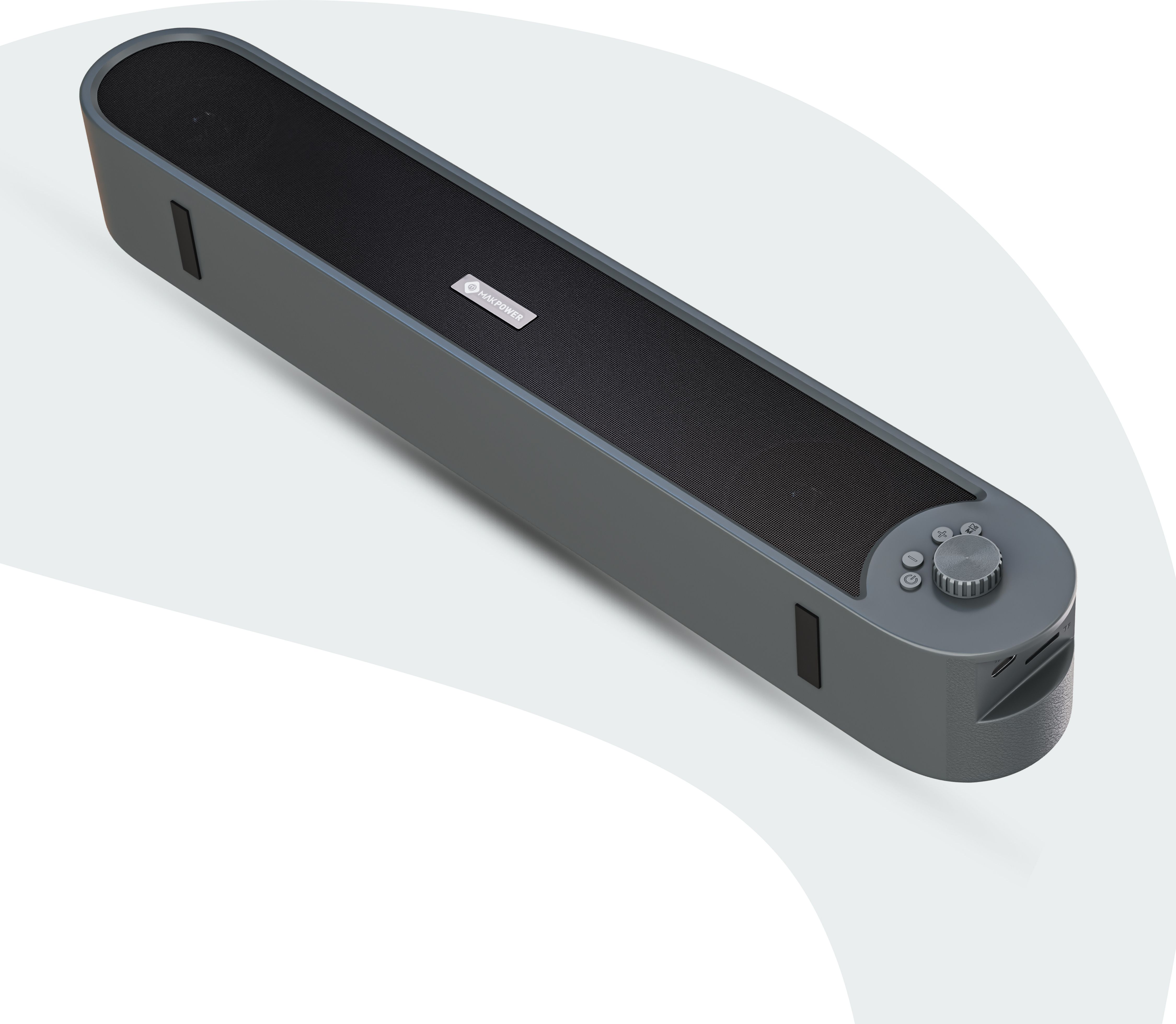 MAK POWER Crystal Clear Stereo Audio, Strong Bass, Premium Design, Wireless 25 W Bluetooth Soundbar-image-24