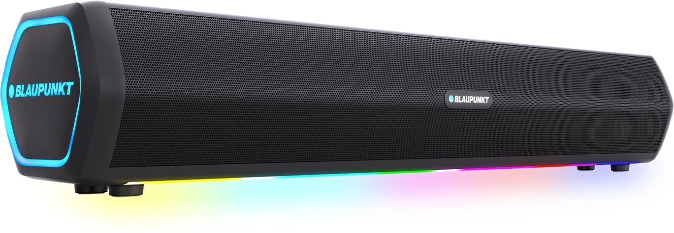 Blaupunkt SBA20 Pro with 2000mAh Battery,RGB Lights,Honeycomb Design, 25 W Bluetooth Soundbar-image-42