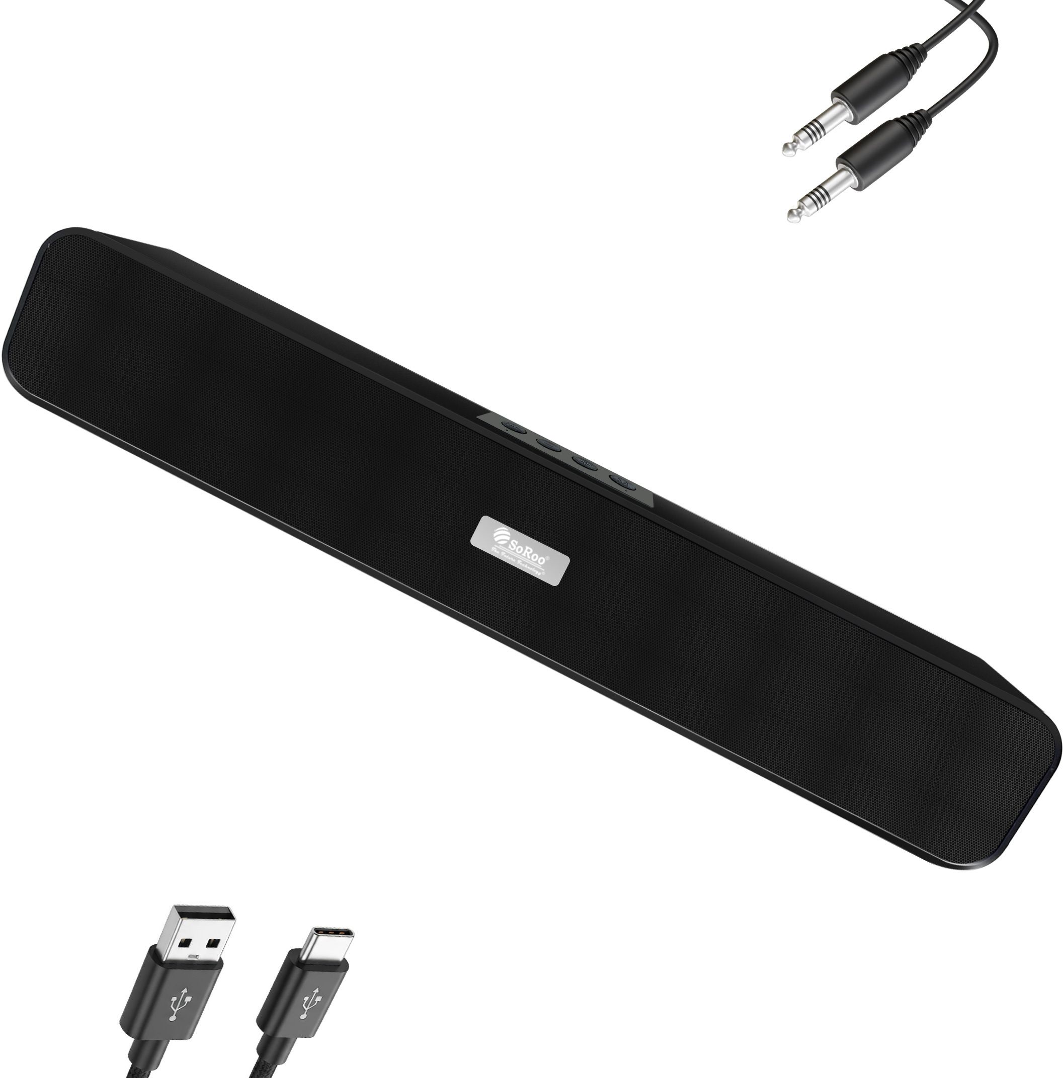 YOROTO Wireless Ultra HD Audio Soundbar with Superior Sound Speakers & Powerful Bass 20 W Bluetooth Soundbar-image-44
