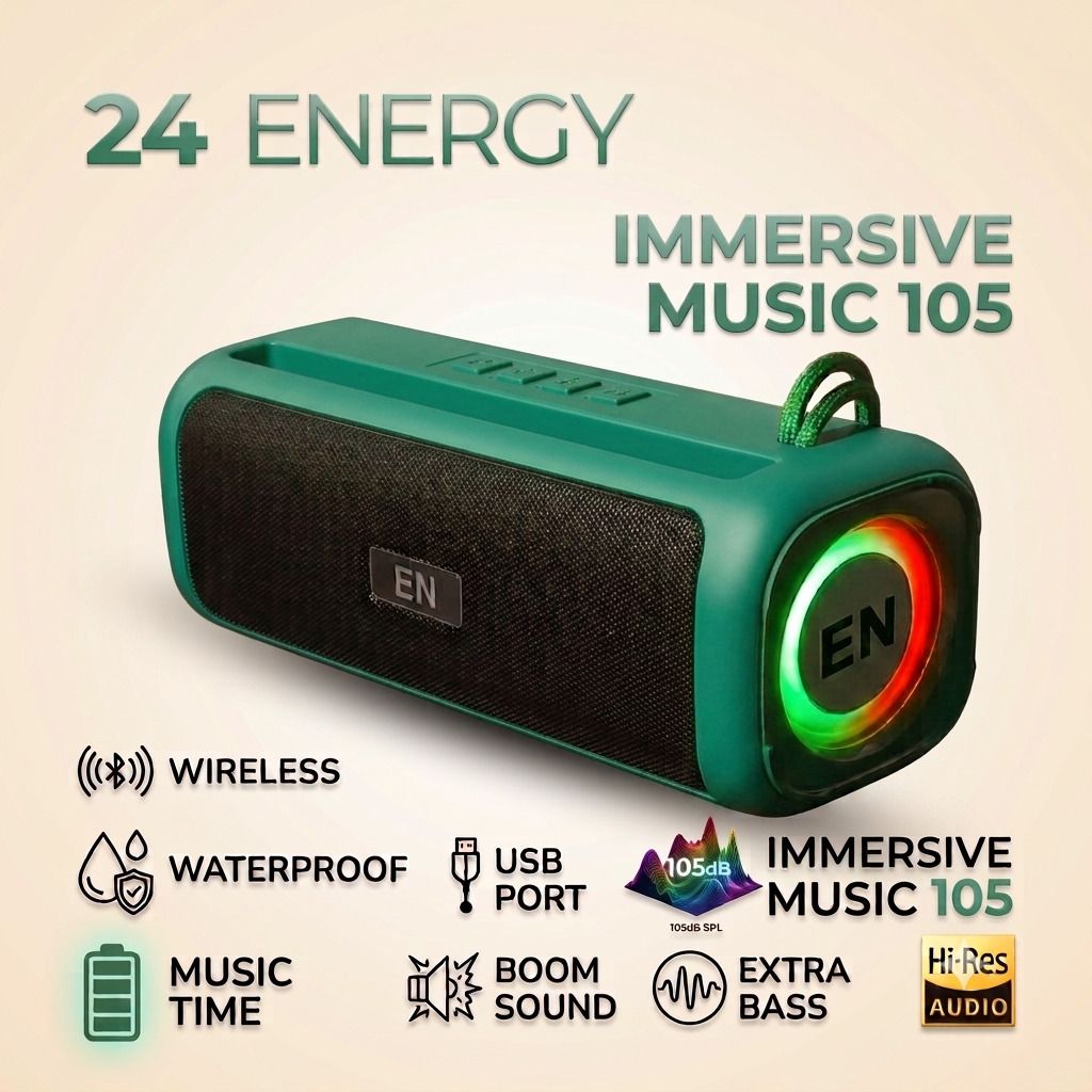 GIRIELECTRICAL 24 ENERGY BLUETOOTH SPEAKER 20 W Bluetooth Soundbar-image-10