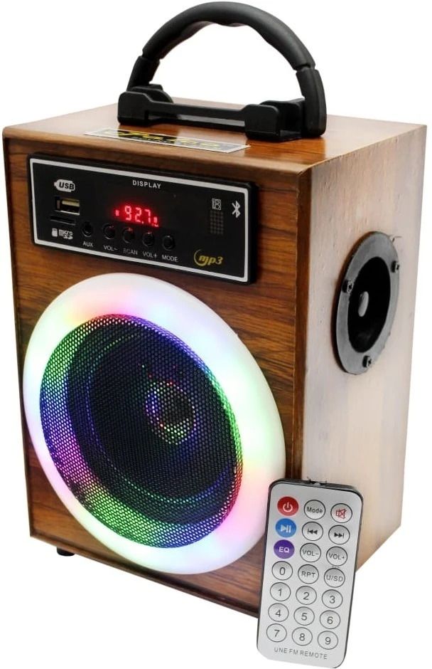 Palco M200 Portable Multimedia Speaker System with Remote, Rich Bass, USB, FM & AUX 10 W Bluetooth Tower Speaker-image-10