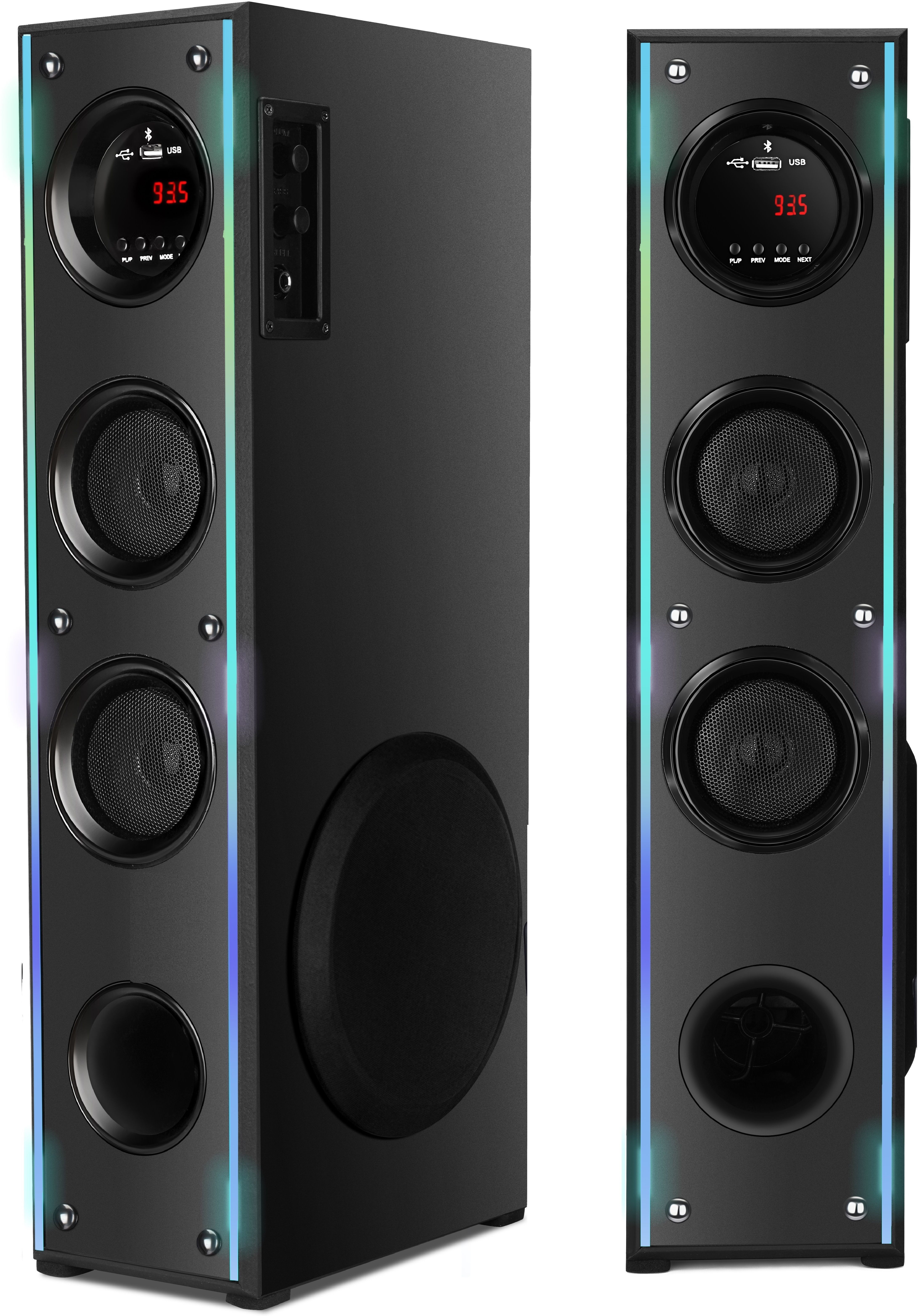 RZG Q-84 Tower Speaker/Home Theatre With Subwoofer, Karaoke Support Aux, FM, USB 140 W Bluetooth Tower Speaker