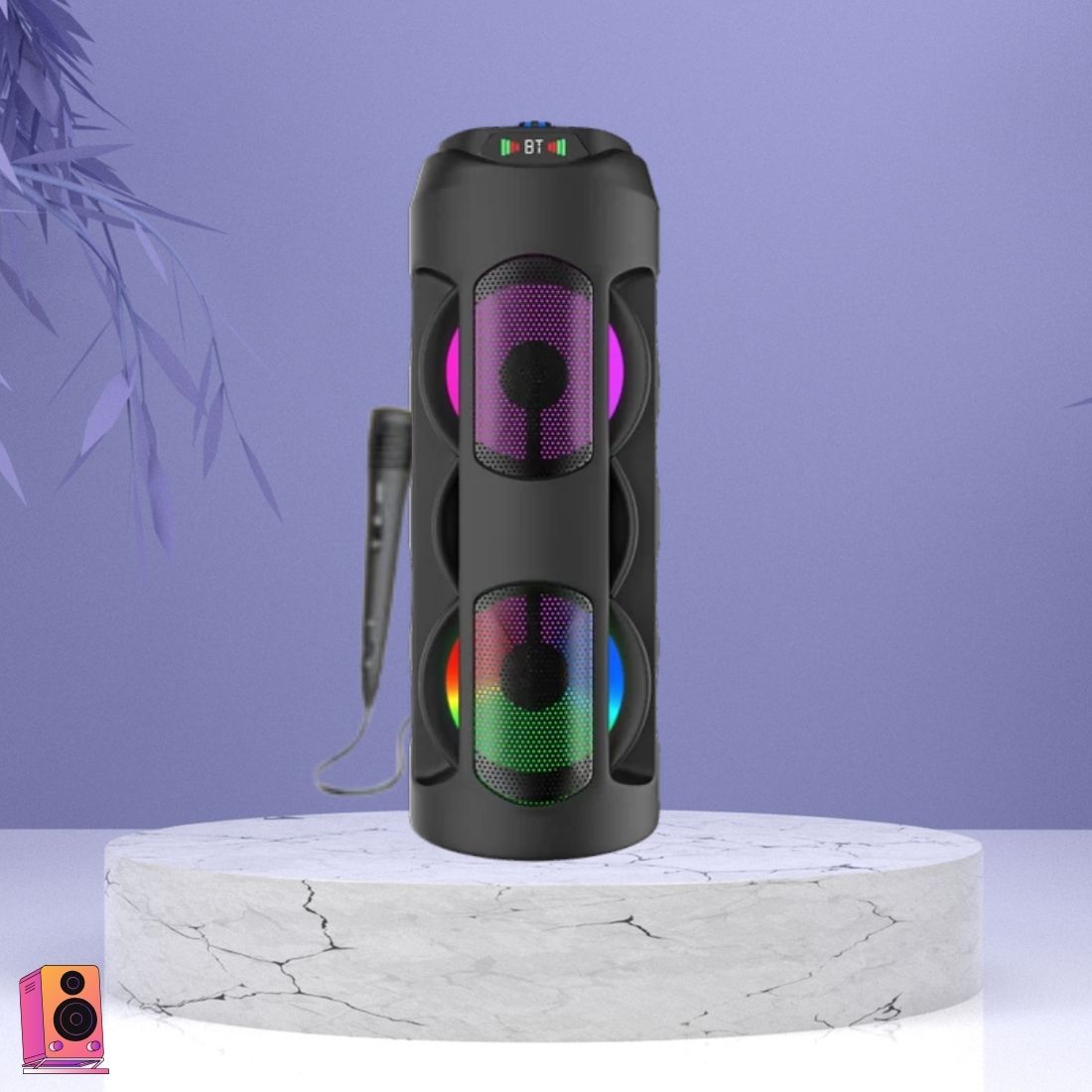 SACRO WOW (WIRELESS BLUETOOTH TOWER SPEAKER) High Quality Deep Bass Sound With MicA368 40 W Bluetooth Tower Speaker-image-36