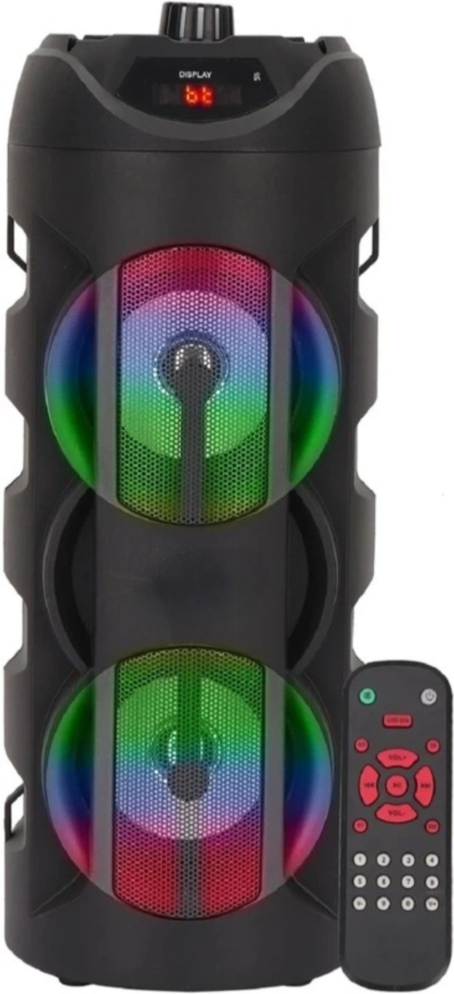 noxxo Party Time Dancing LIght FM USB AUX BLUETOOTH KARAOKE MIC RGB LIGHT 40 W Bluetooth Tower Speaker-image-3