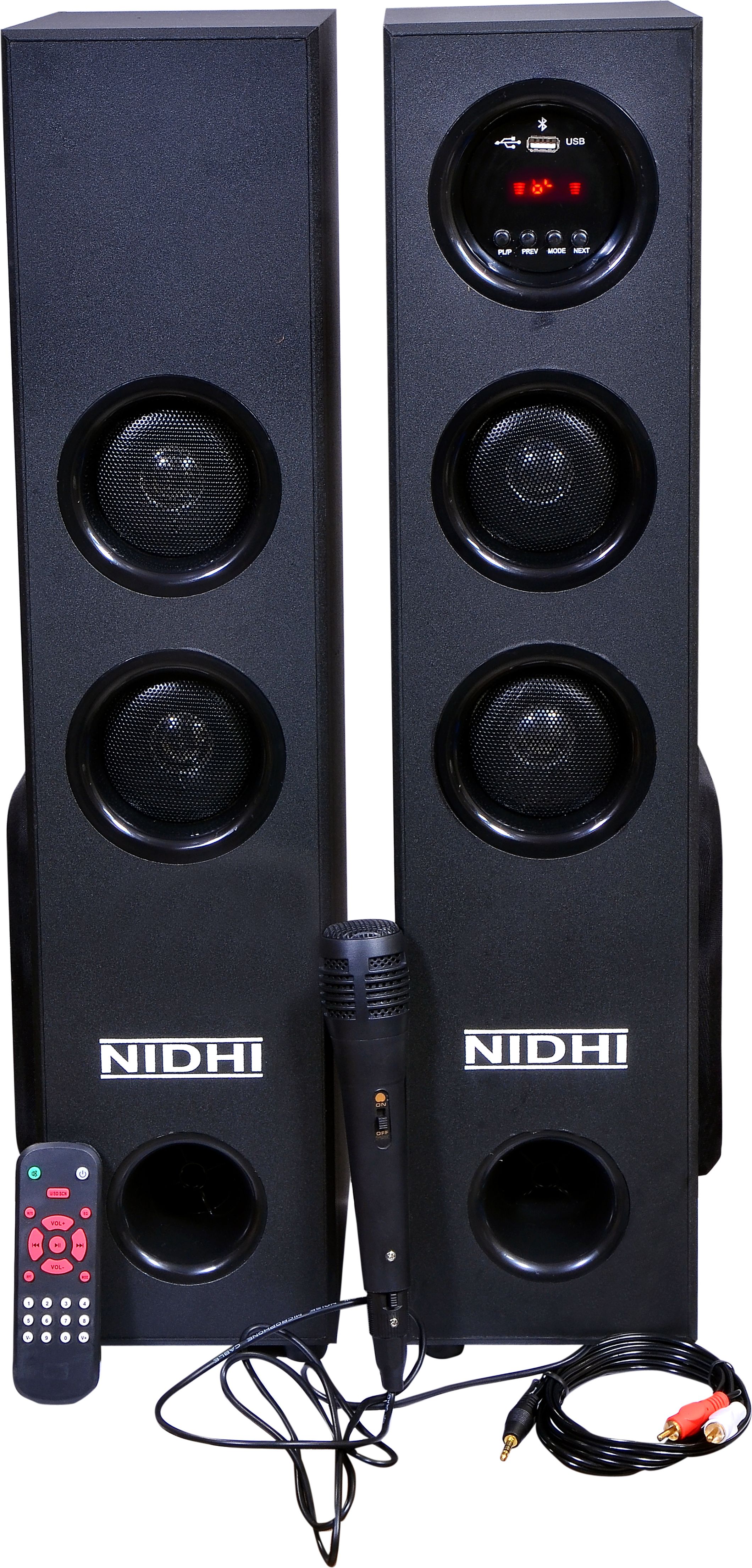 Nidhi UTRA PRO DoubleTower 160 W Bluetooth Tower Speaker
