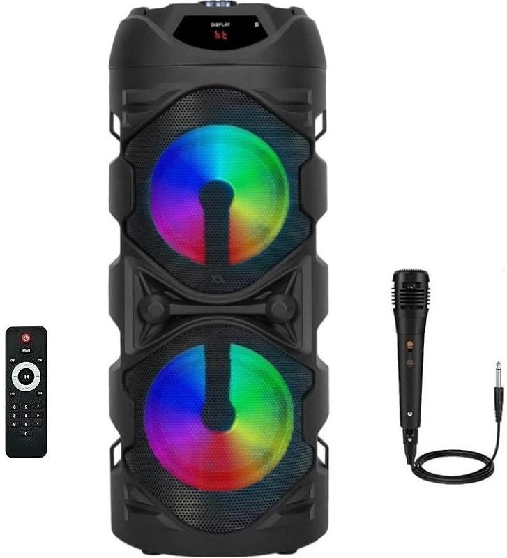 LIMBRO home Theatre TWS Mode FM USB AUX BLUETOOTH KARAOKE WIRED MIC RGB LIGHT 1000 W Bluetooth Tower Speaker-picture-24