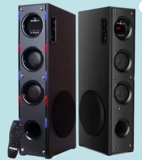 RZG Bluetooth Supporting Tower Speaker USB, AUX, LCD Display 120 W Bluetooth Tower Speaker-picture-26
