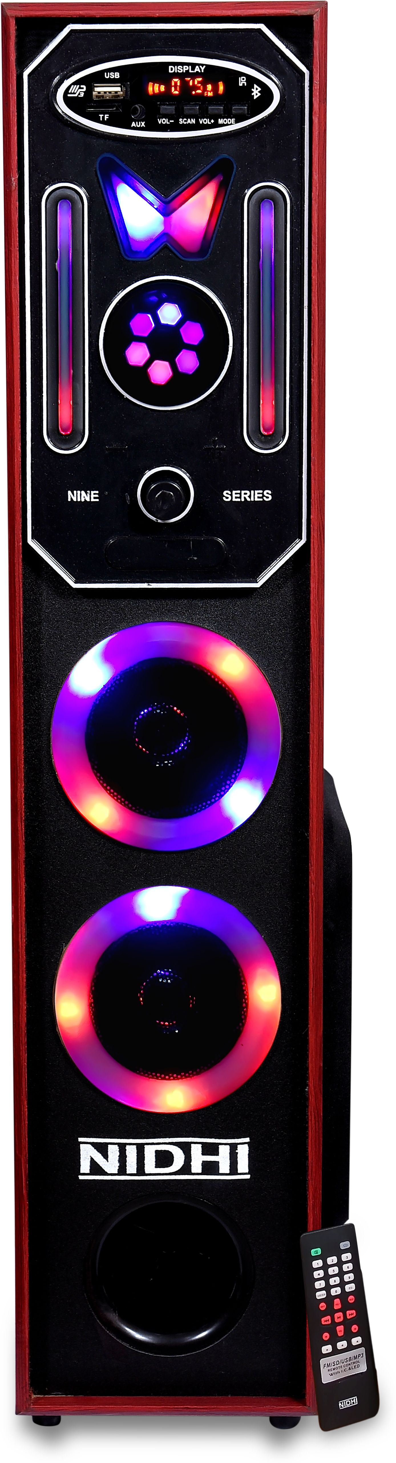 Nidhi RED Q1 PRO 60 W Bluetooth Tower Speaker