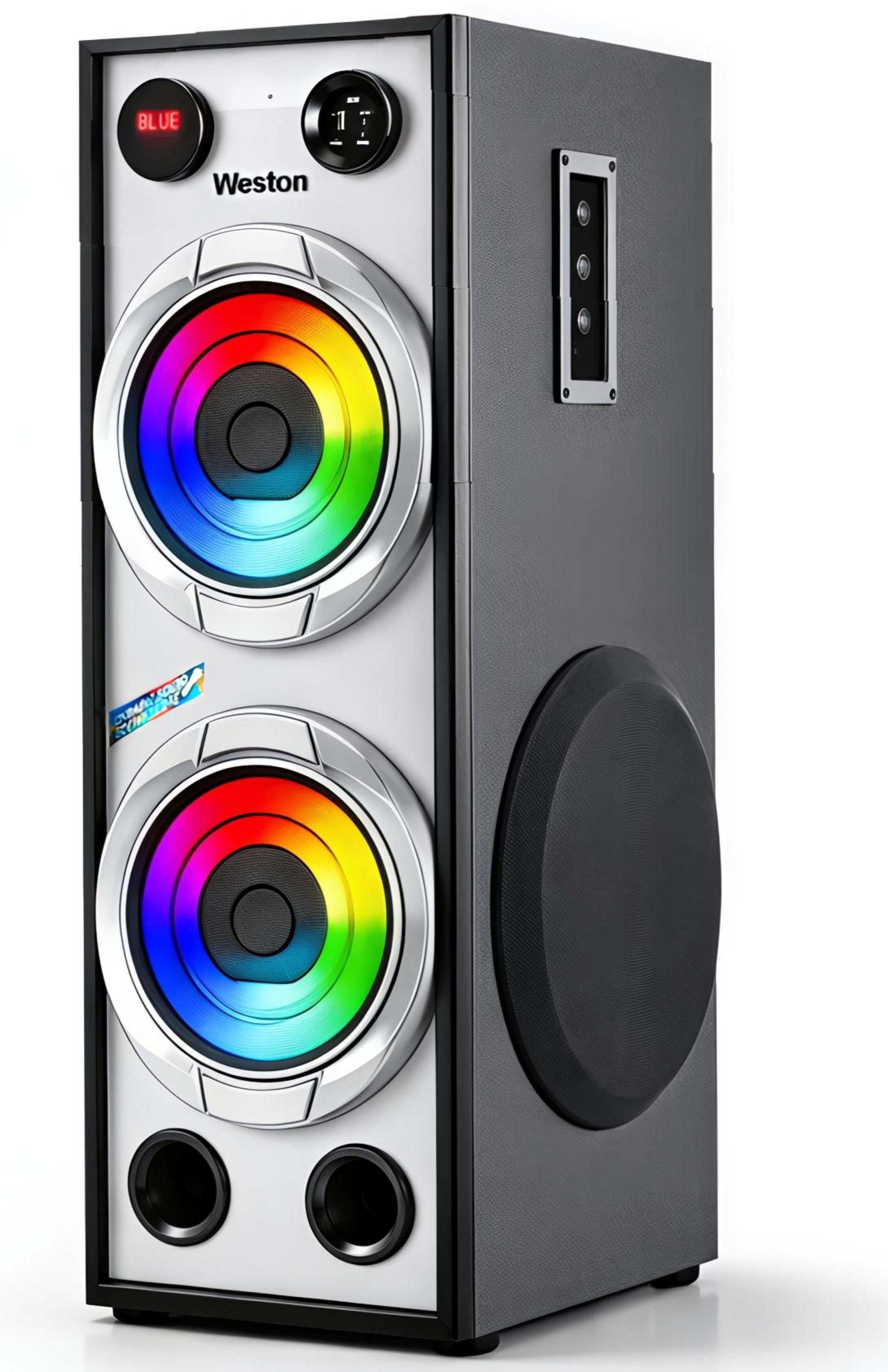 weston Zigar 7265 ic heavy board 30 inch height tower speaker with tws and RGB mode 2800 W Bluetooth Tower Speaker-image-0