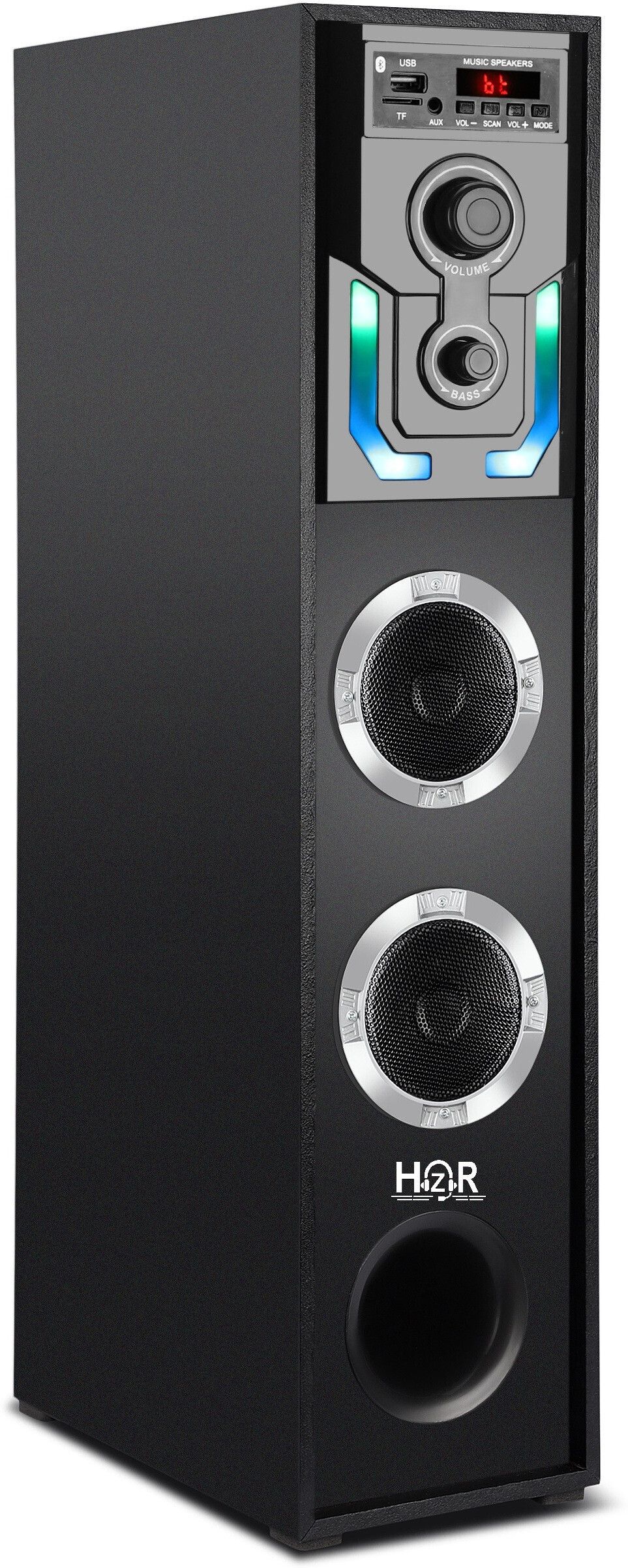 RZG High Bass Speaker With Multi-Color RGB lights 120 W Bluetooth Tower Speaker-image-10