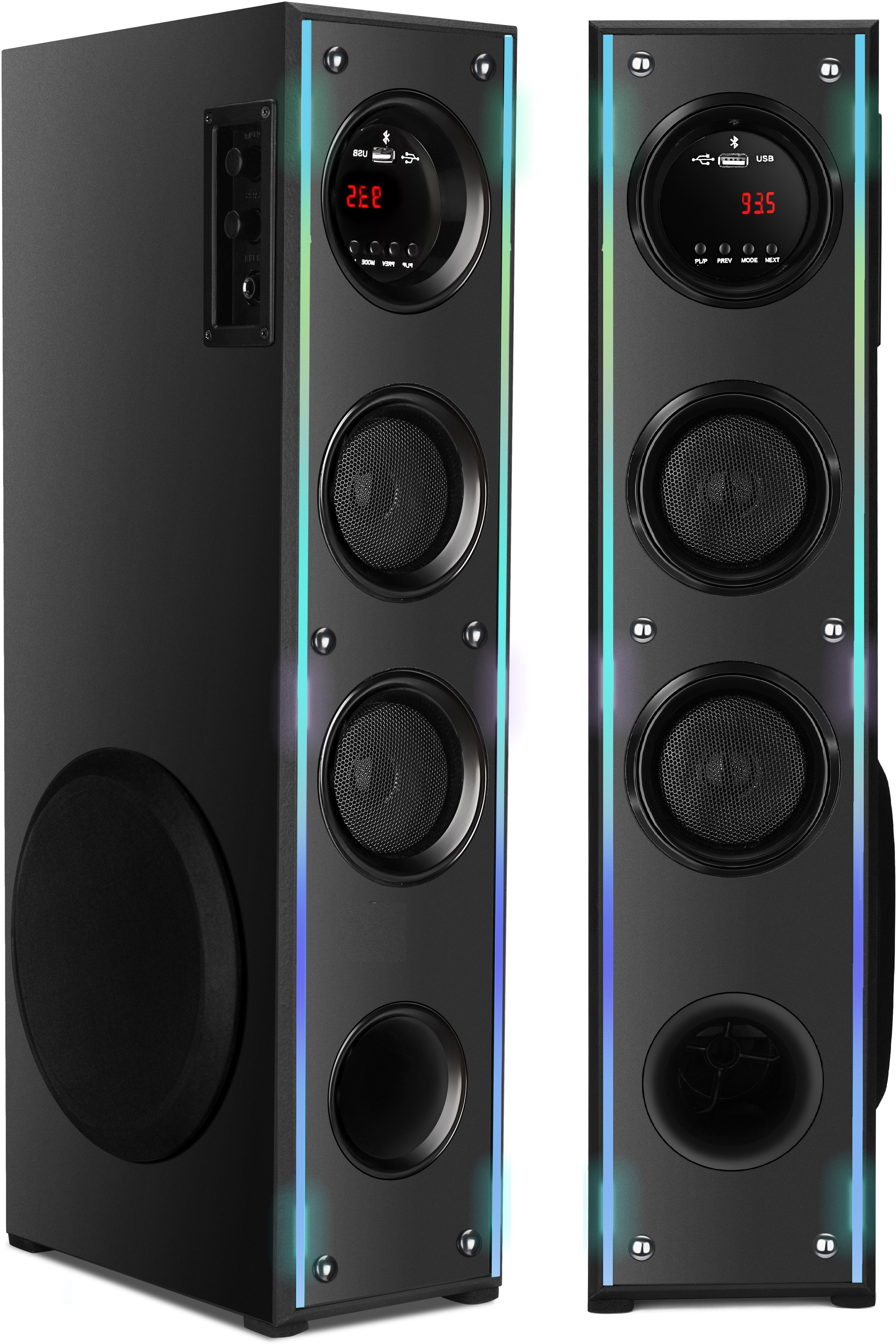 RZG Dj Multimedia Tower Speaker HX-10 Dj System Home Theater 120 W Bluetooth Tower Speaker-picture-29