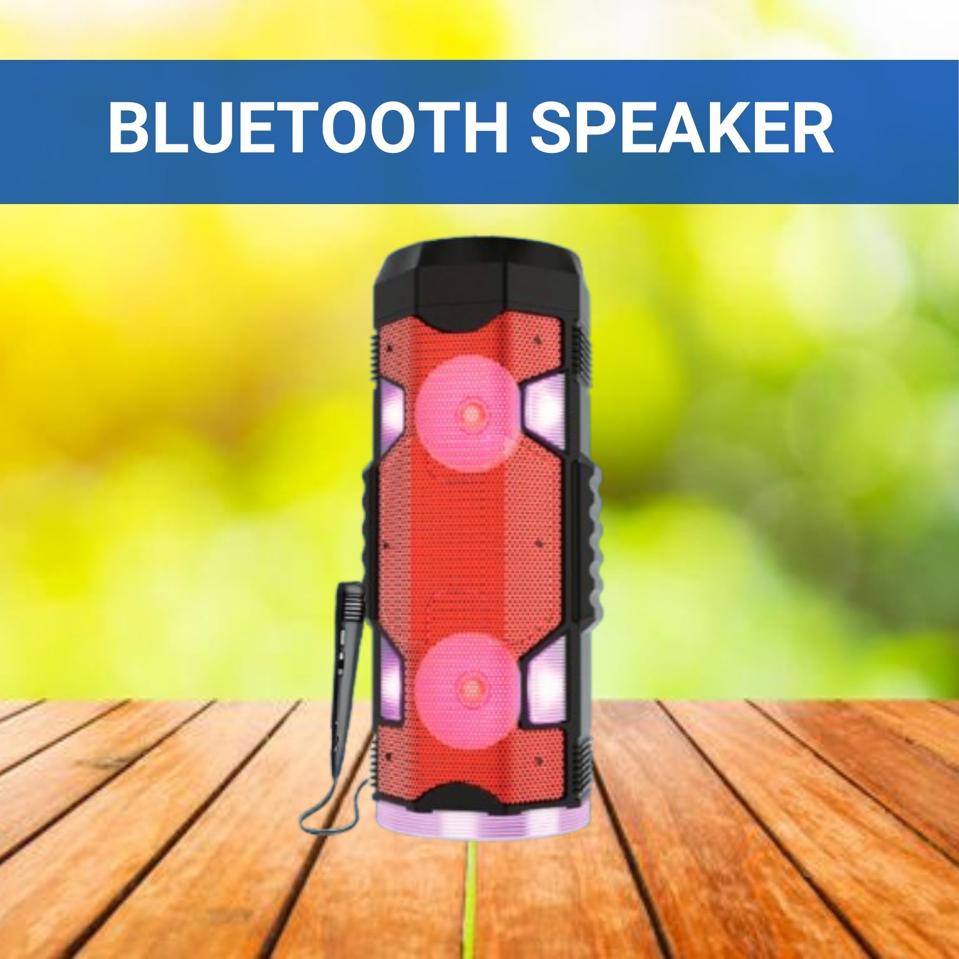 YAROH Play (WIRELESS BLUETOOTH TOWER SPEAKER) HD Quality Sound With Wired Mic Q265 20 W Bluetooth Tower Speaker-image-35