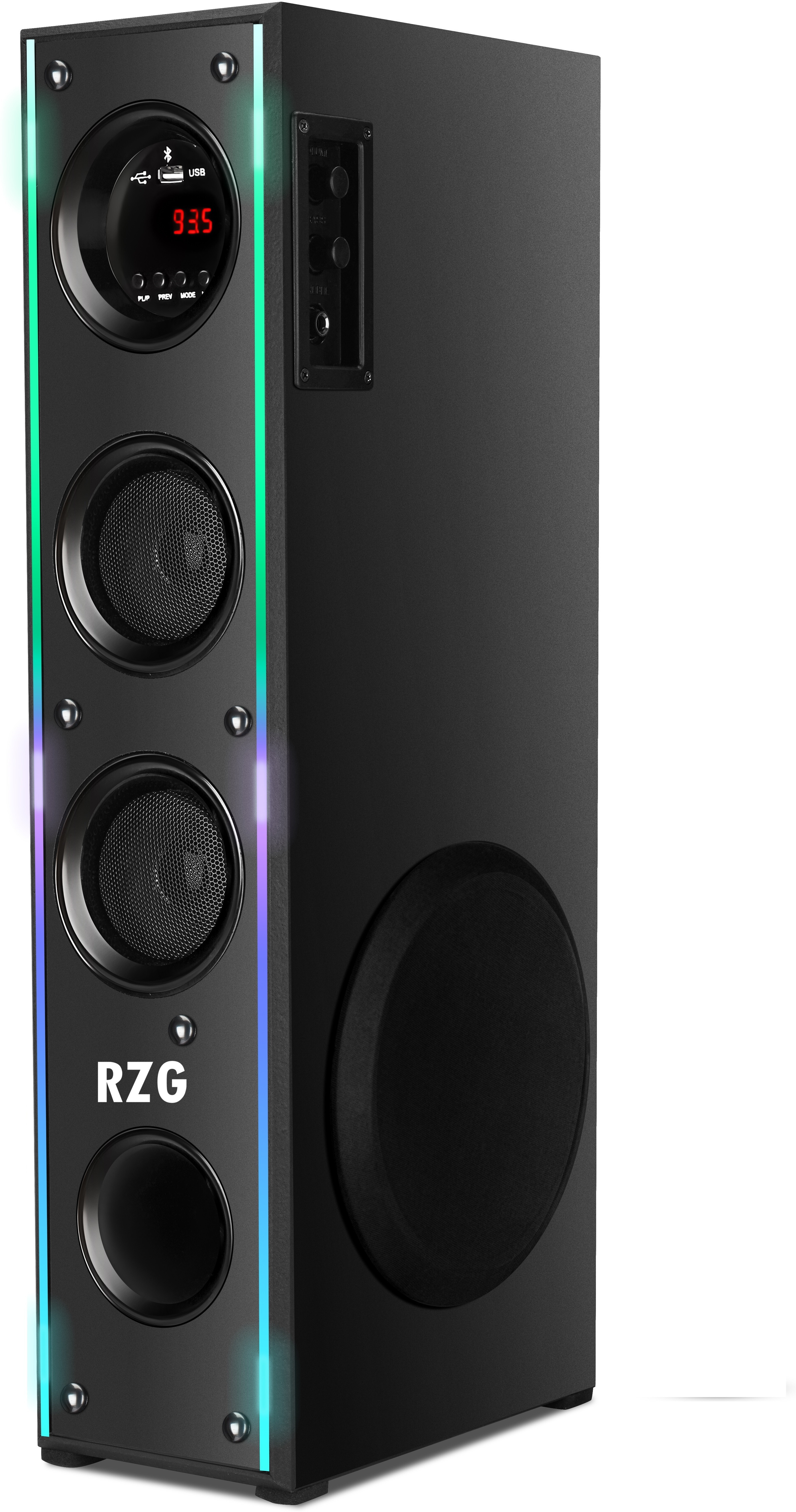 RZG G1000 Dj Multimedia Speaker System Remote Control With 5.25 Subwooofer 120 W Bluetooth Tower Speaker image 1