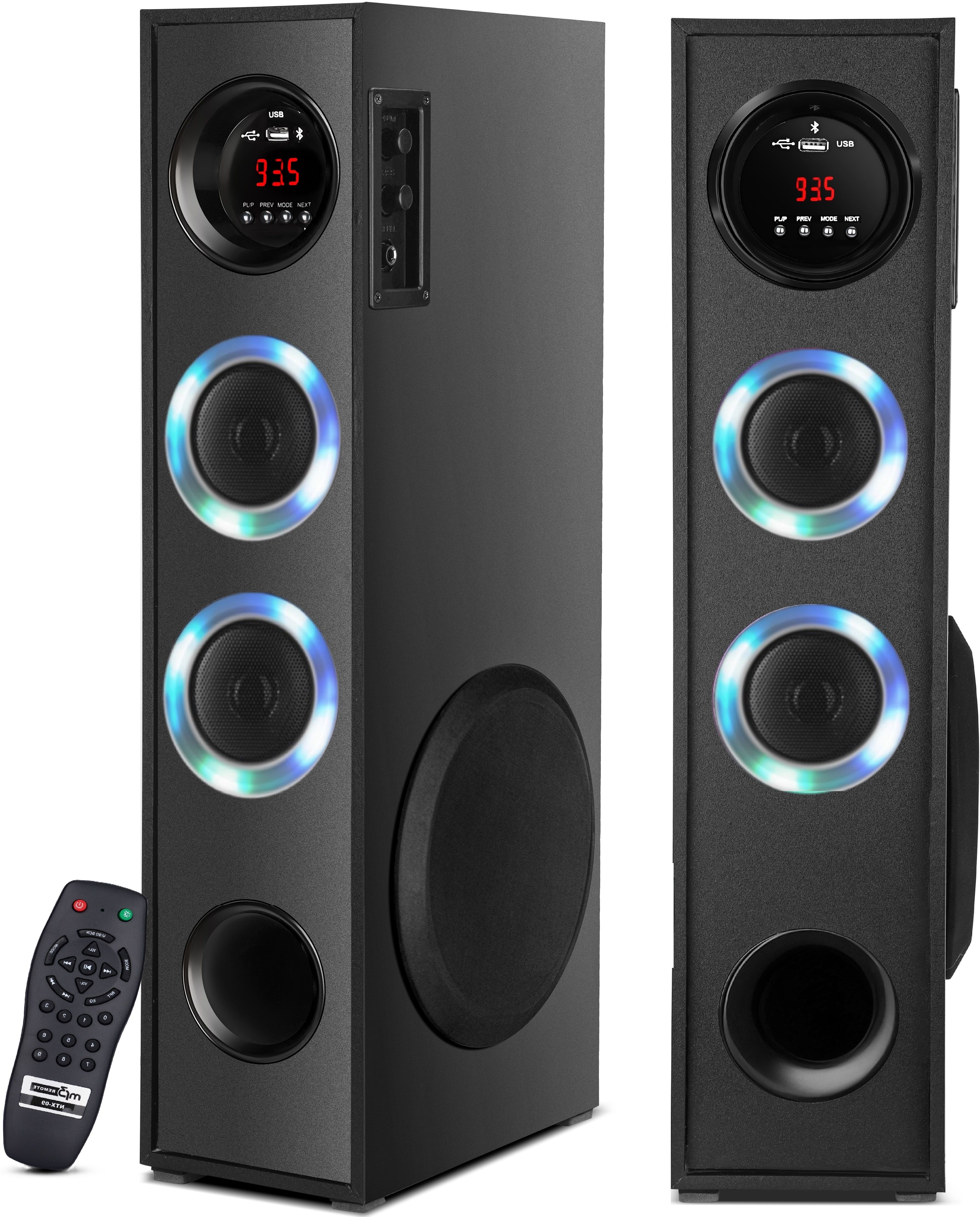 RZG Turbo 2.0 Avanti Boost High Bass Home Theater Speaker 120 W Bluetooth Tower Speaker-image-48