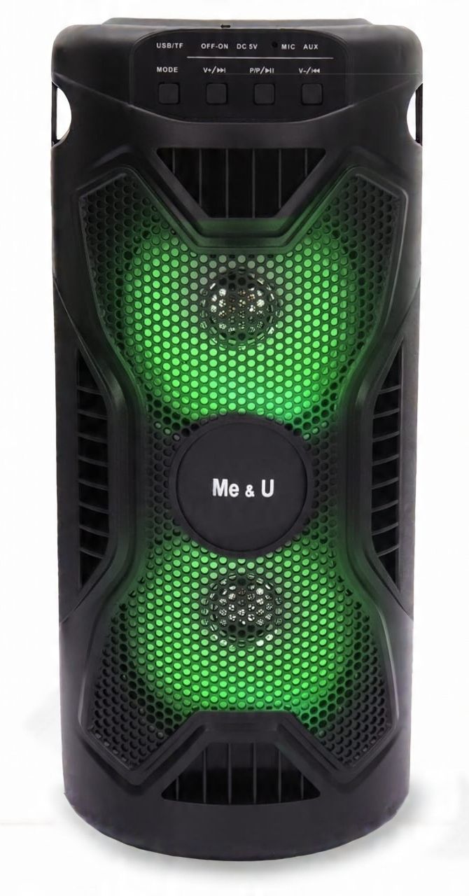 ME&U Music Box 12 hours play time BT TWS RGB light FM USB AUX 40 W Bluetooth Party Speaker-image-4