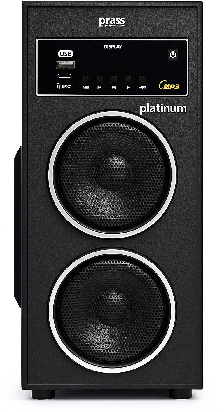 prass Platinum Mini 50 W Bluetooth Tower Speaker