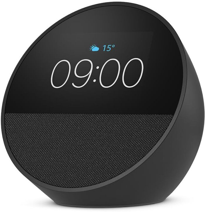 Alexa Echo Spot (2025 release), Smart alarm clock with vibrant sound and Bluetooth with Alexa Assistant Smart Speaker-image-42