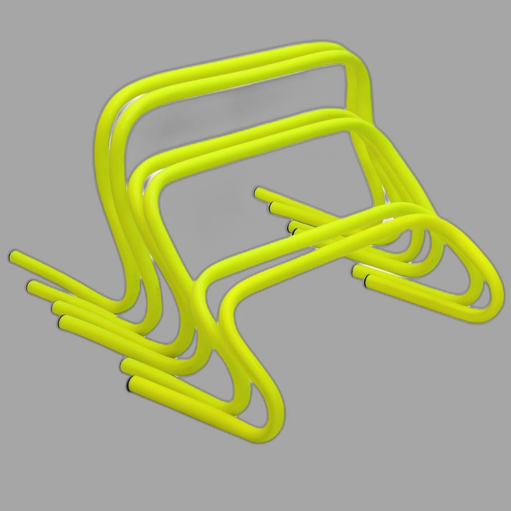 Sports Speed Agility Hurdles (9 INCH PACK OF-6) PVC Speed Hurdles-image-36