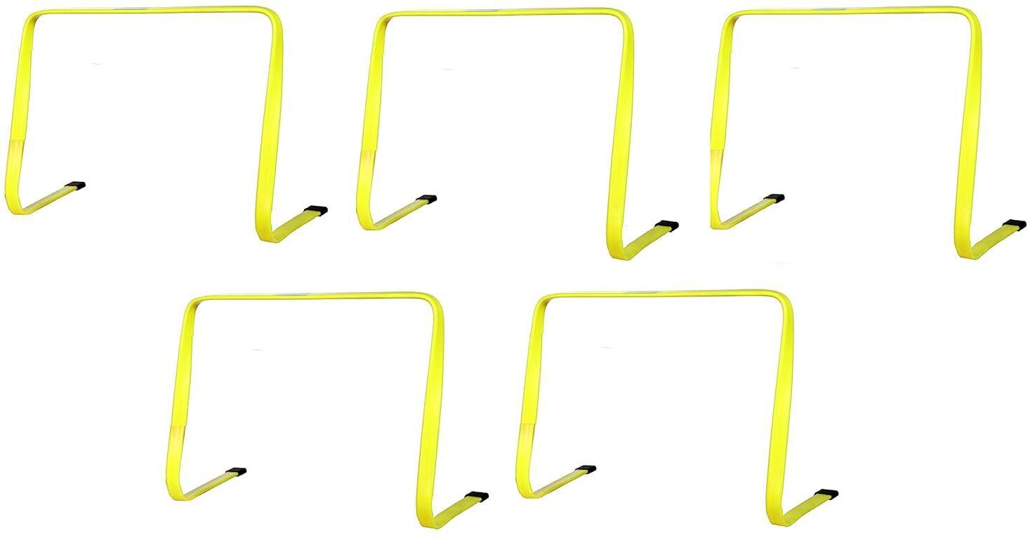 fitfix Agility Flat Hurdle 9 inches/ 22.86 Centimetre Height Available in Pack of 5 pcs Plastic Speed Hurdles-picture-27