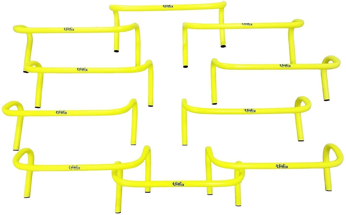Fitfix Training and Speed Hurdles 6" Pack of 10 pcs Plastic Speed Hurdles-image-7