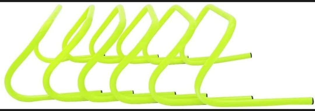 vnh 6inch Speed Hurdle Agility training hurdles for speed training set of 6 durable PVC Speed Hurdles image 1