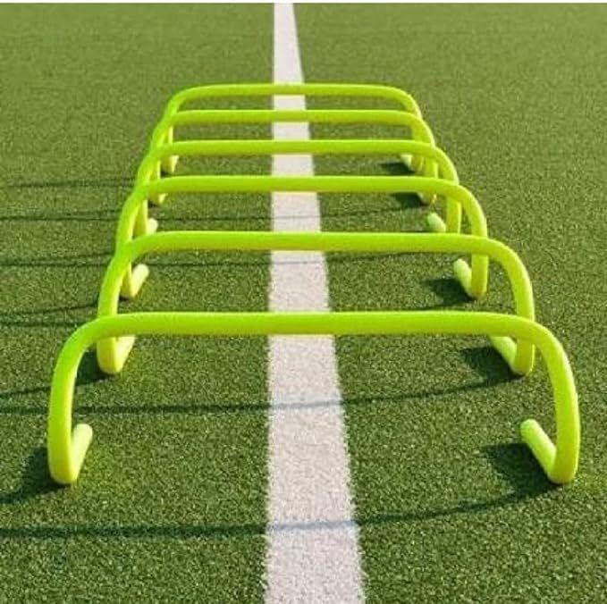 fitplayr sports Sports Hurdles 6 Inch Speed Training Practice Hurdle Track Plastic Speed Hurdles-picture-19