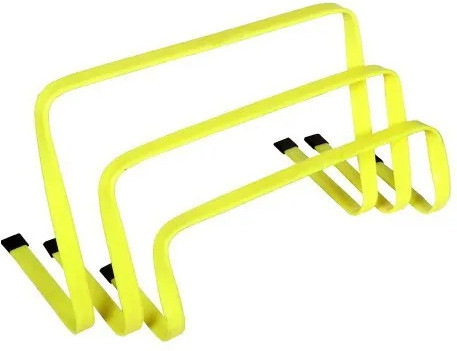 fitfix Training Hurdles for Field Trainnig and Speed Coordination 12" (Pack of 10) Plastic Speed Hurdles image 1