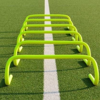 6inch Speed Hurdle Agility Training Hurdles For Speed Training Set of 6 PVC Speed Hurdles-image-37
