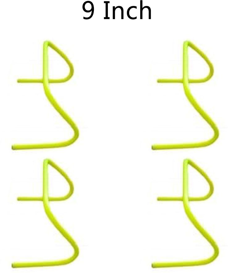 fitplayr 9 Inch Sports Hurdles Speed Training Practice Hurdle Track Plastic Speed Hurdles-picture-45
