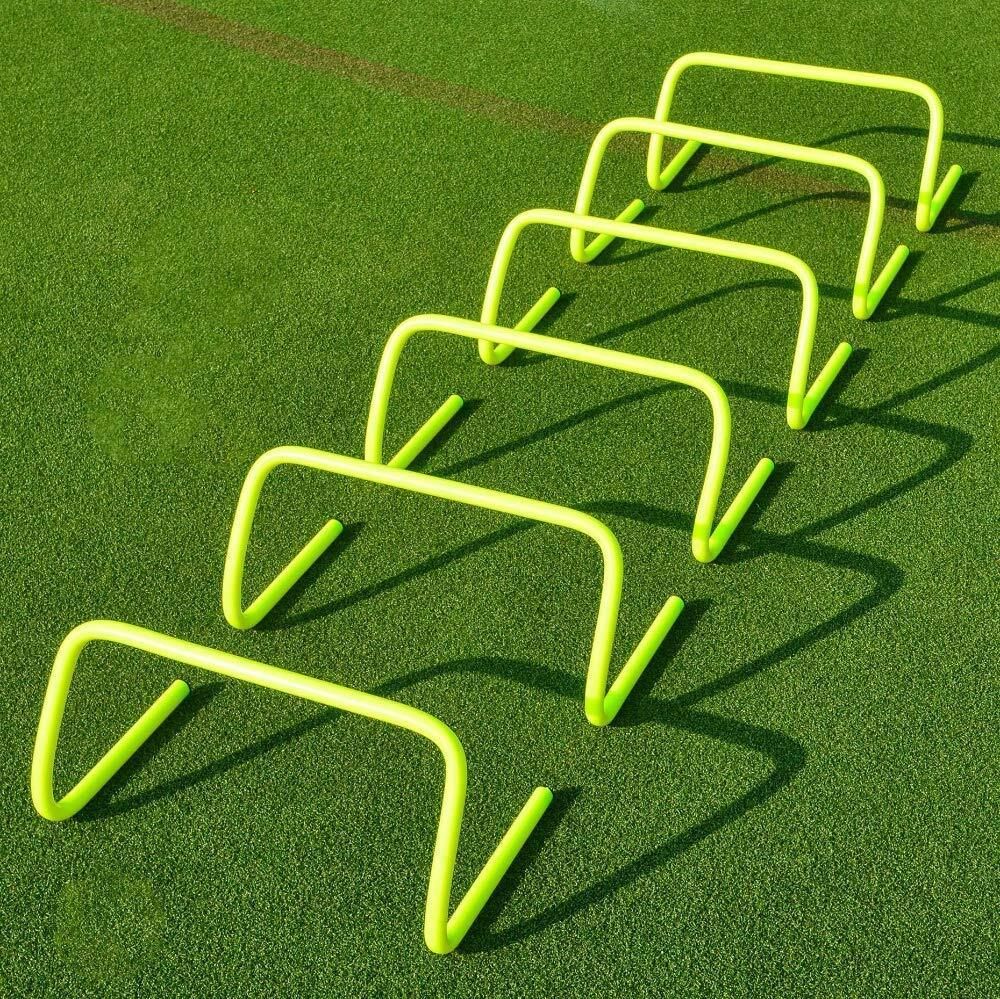 6 Inch Solid 4 Speed Hurdle for All Sports and Fitness PVC Speed Hurdles