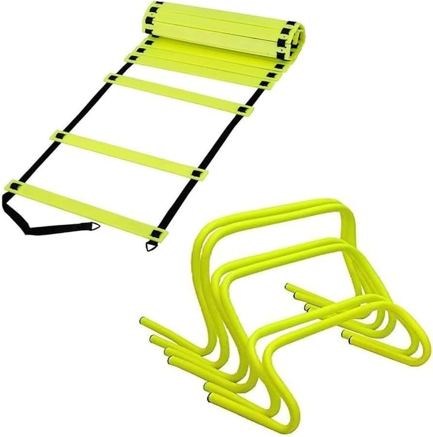 sku Speed Adjustable Speed Ladder 1pcs/ jumping agility hurdle 6inch (4pcs) PVC Speed Hurdles-picture-33