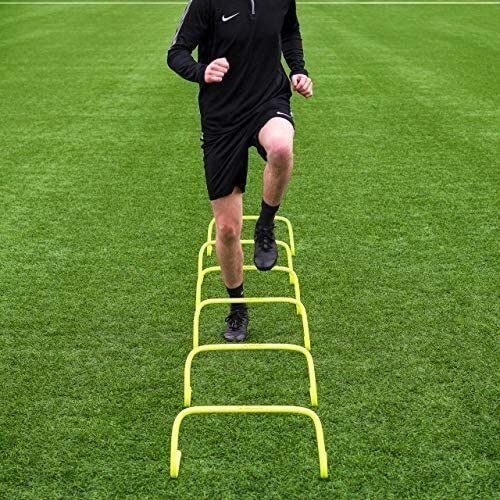 fitdex Agility Hurdles for Field Training 6-inches -(Color May Very) Plastic Speed Hurdles-picture-29