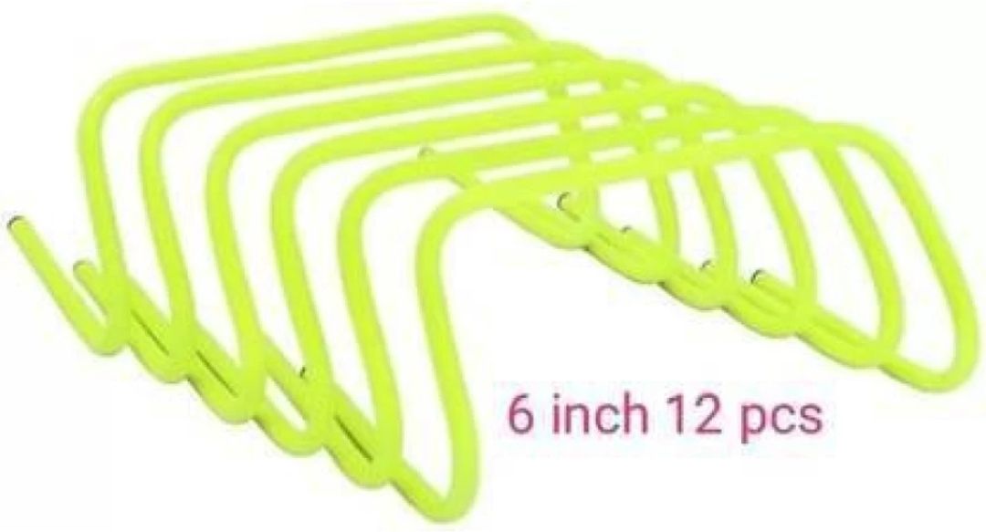 Hurdles for Field Training and Speed Coordination 6" (Pack of 12) Plastic Speed Hurdles-image-33