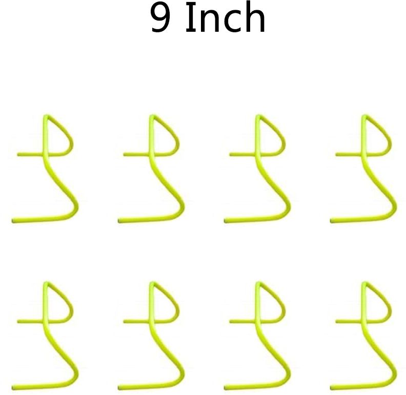 fitplayr sports 9 Inch Speed Hurdles Sports Practice Hurdle Track Plastic Speed Hurdles-picture-36