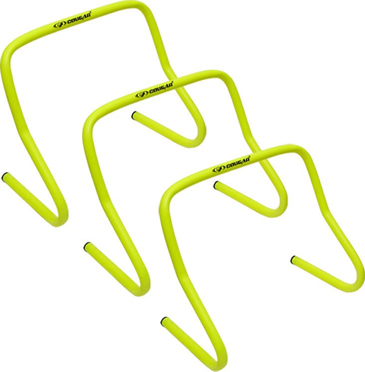 cougar Agility Eco Hurdle 12" (Set of 3) Speed Soccer PVC Tube Built for Field Training Plastic Speed Hurdles-picture-46